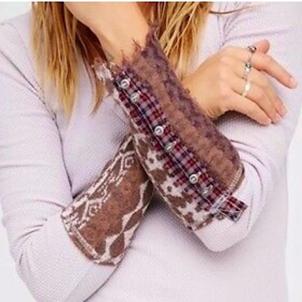 Free People Art School Cuff Thermal Top